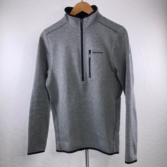 CRAGHOPPER Men’s Long Sleeve, 1/2 Zip Sweater Pullover Winter Sports - Picture 2 of 6